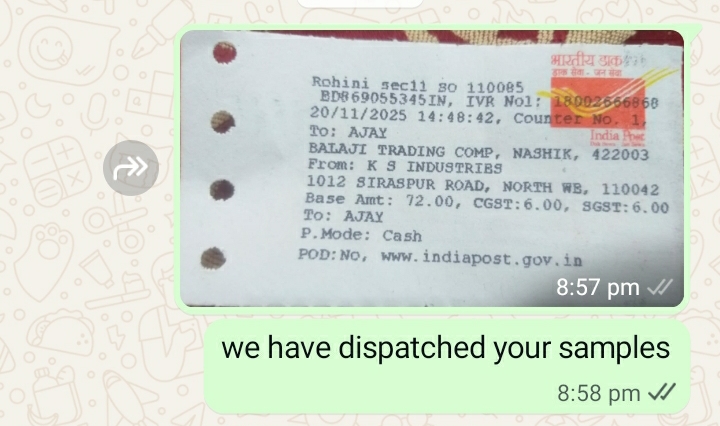 Wholesale buyer walks through order details.